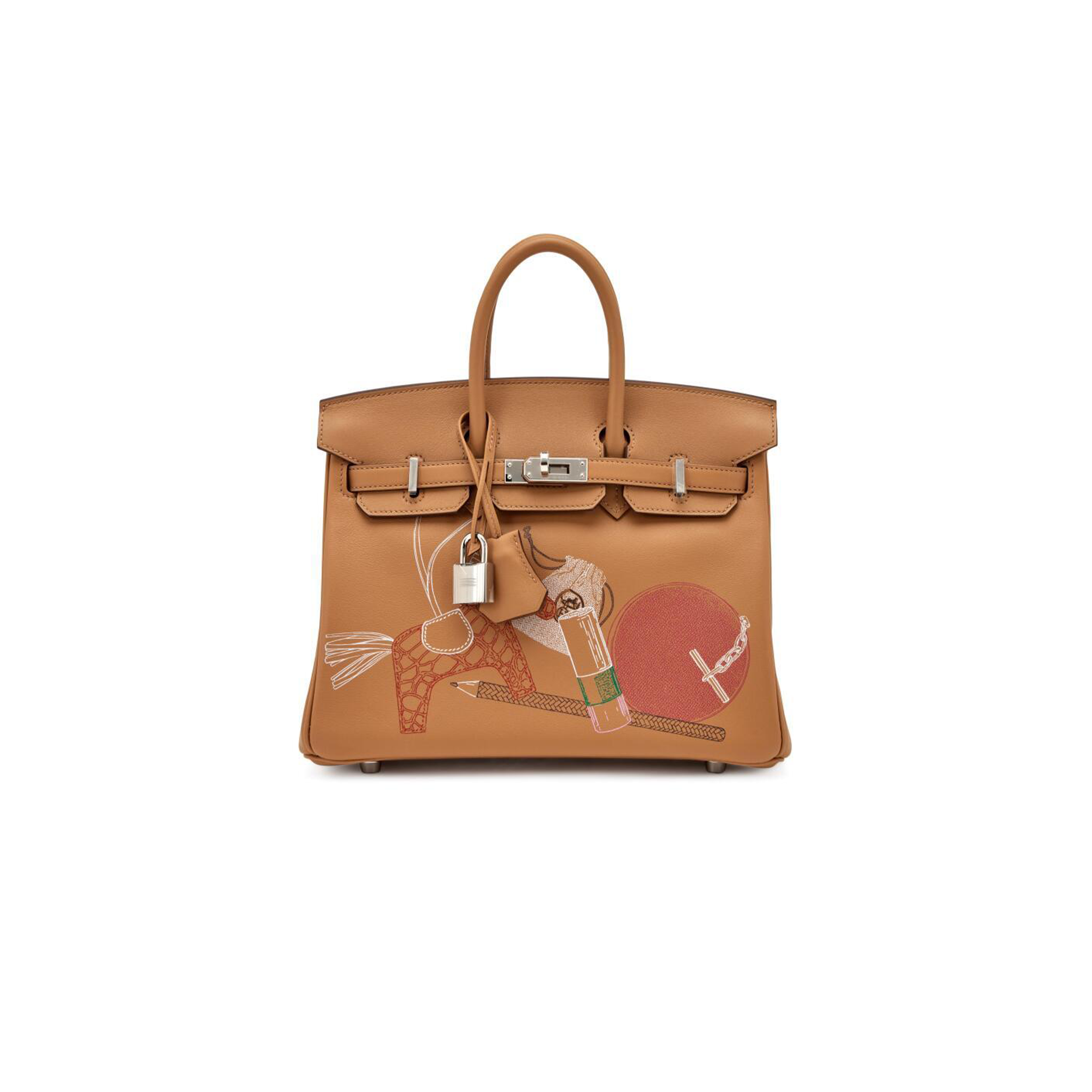 H**me5 master birkin 25 biscuit swift palladium hardware (25*20*13cm)